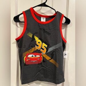 Cars lighting McQueen Tank Top - Gray and Red